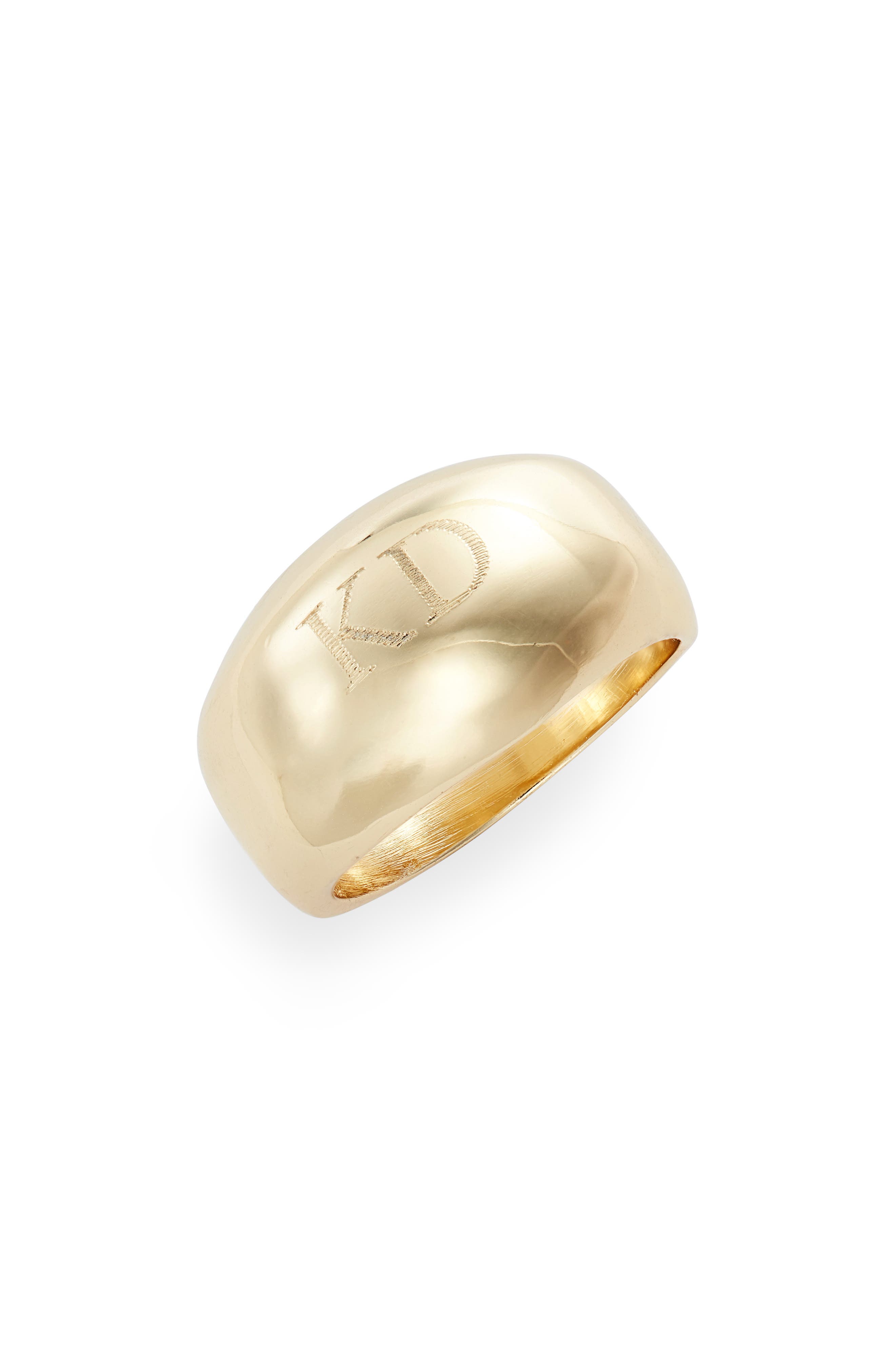 Women's Argento Vivo Personalized Orb Ring