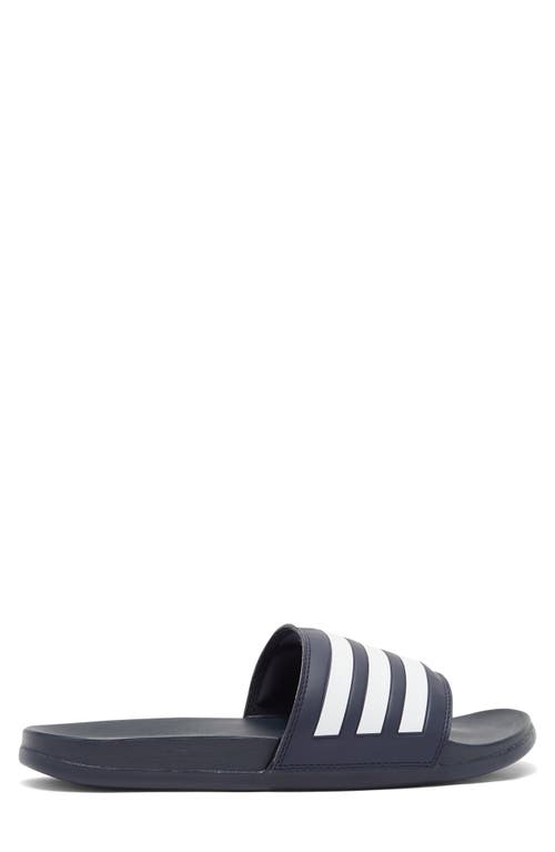 Shop Adidas Originals Adidas Gender Inclusive Adilette Comfort Sport Slide Sandal In Blue/white