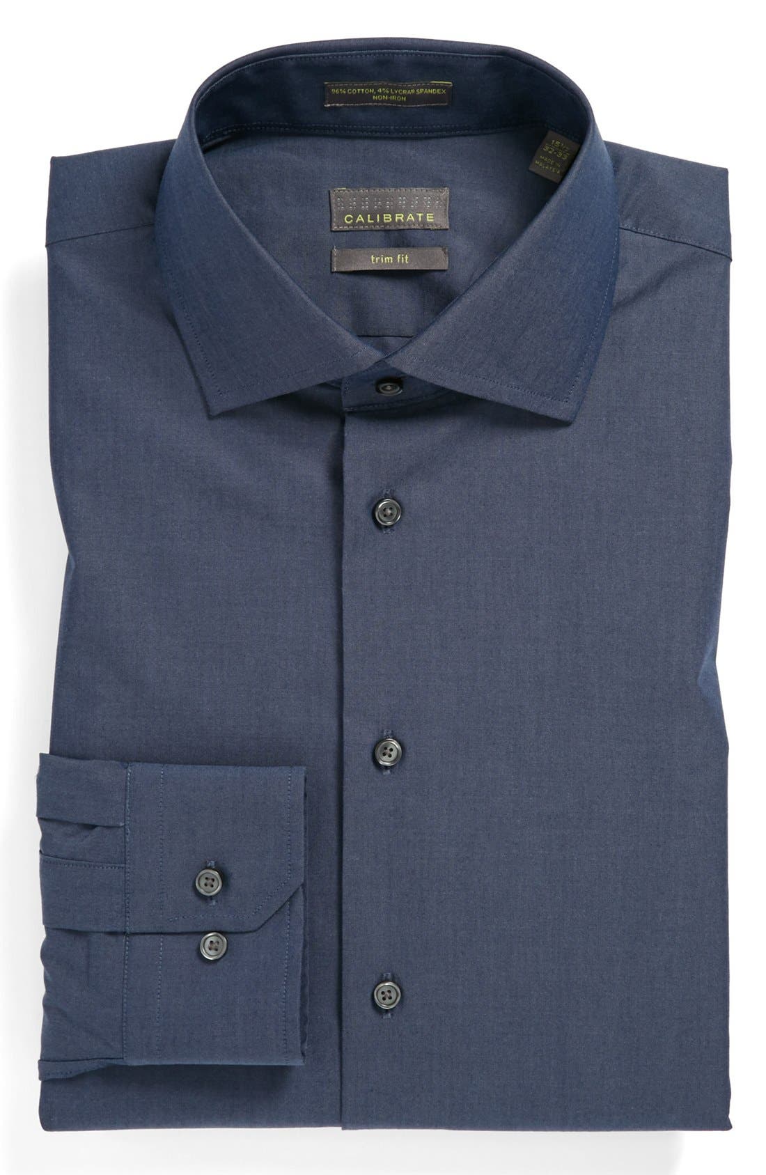 Calibrate Trim Fit NonIron Dress Shirt Nordstrom