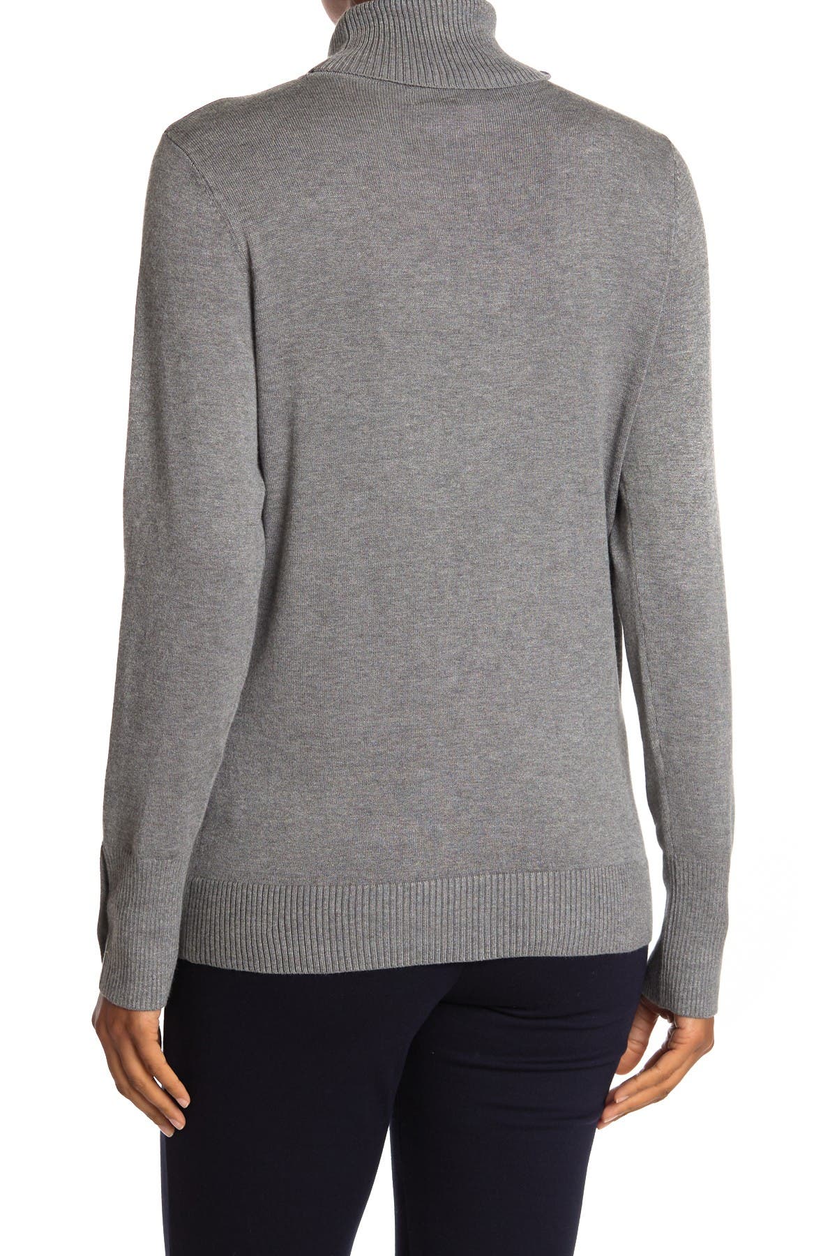 Joseph A Turtleneck Button Sleeve 
