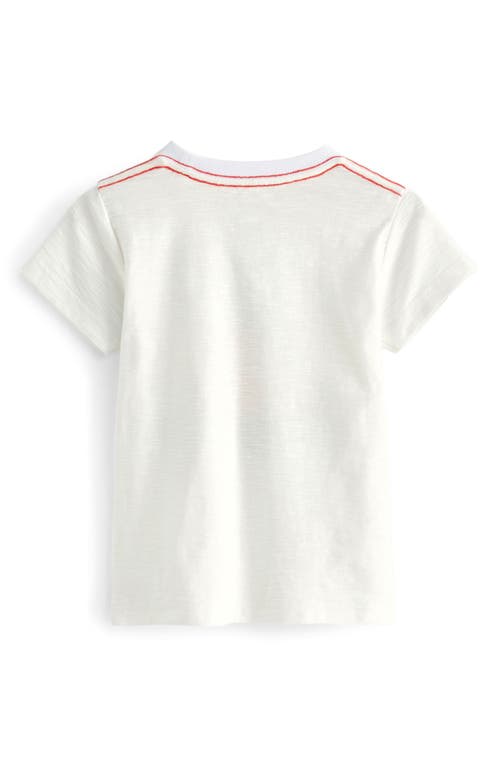 Shop Next Kids' Animal Appliqué Cotton T-shirt In White