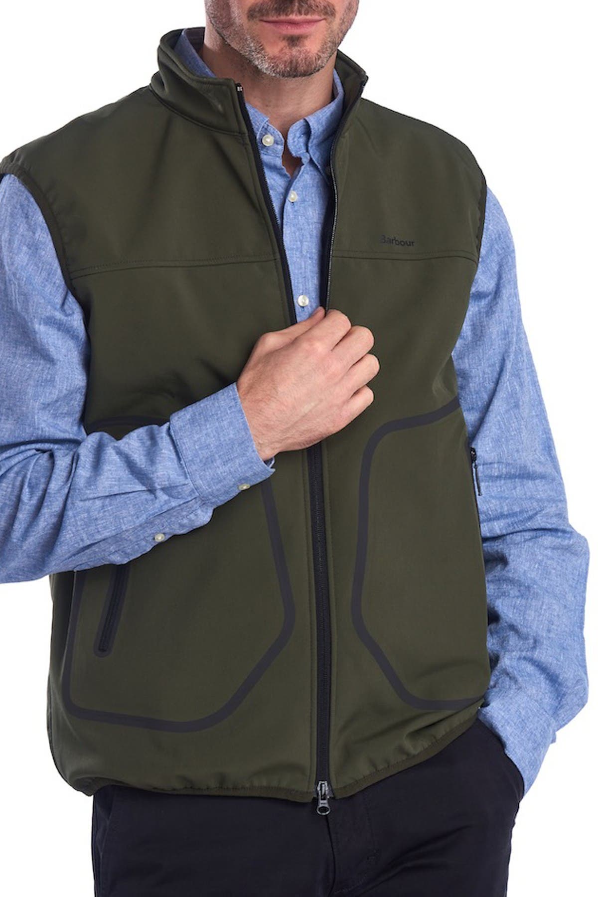 barbour fleece gilet