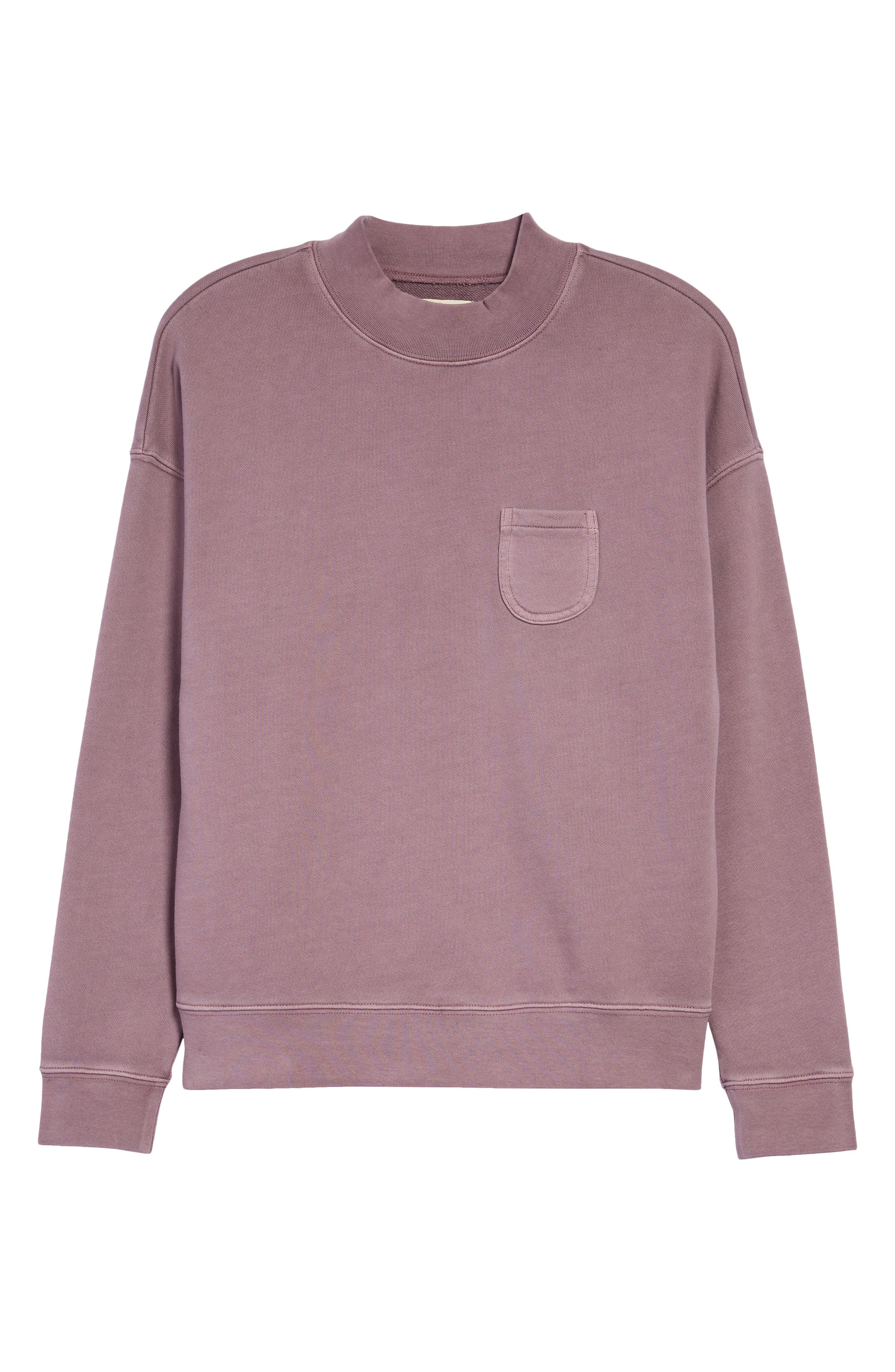 mauve crewneck