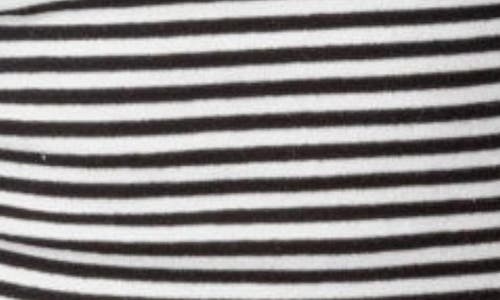 Edikted Dillan Stripe Tank In Black-and-white