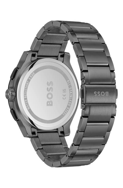 Hugo Boss Boss Peak 2.0 Chronograph Bracelet Watch, 45mm In Black