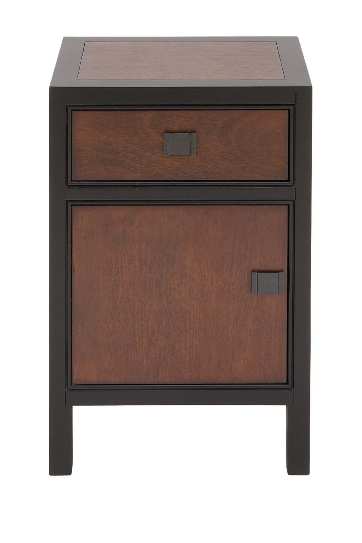 Willow Row Black/brown Contemporary Night Stand