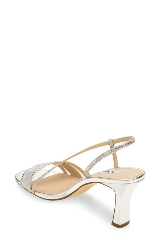 Nina Abbi Slingback Sandal In Silver
