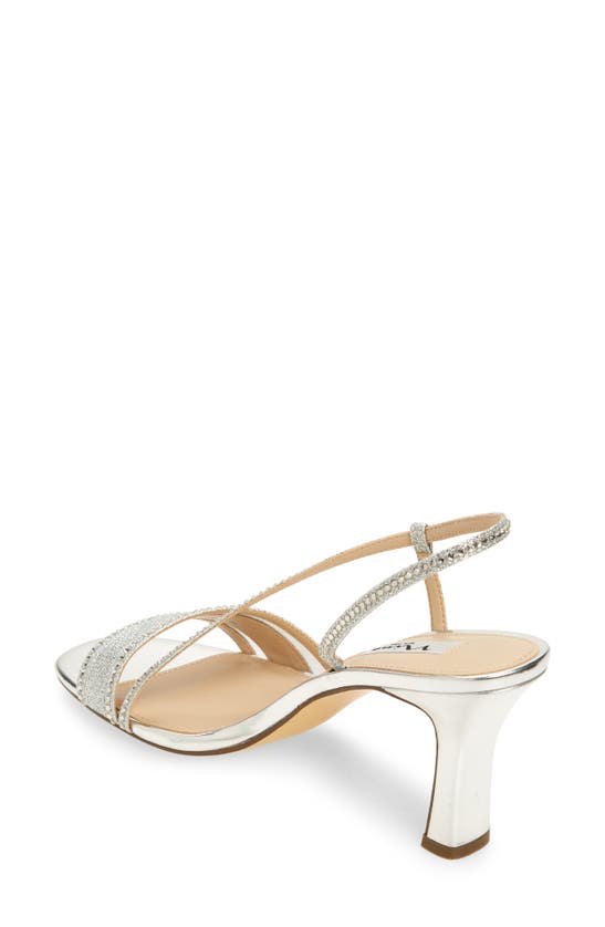 Shop Nina Abbi Slingback Sandal In Silver