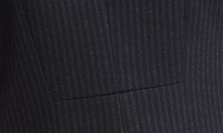 Theory Fairfield Stripe Riding Blazer In Navy Multi