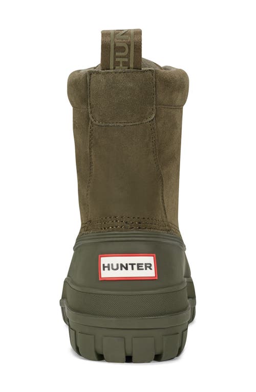 Hunter Southall Waterproof Insulated Boot In Galloway Green/mid Olive