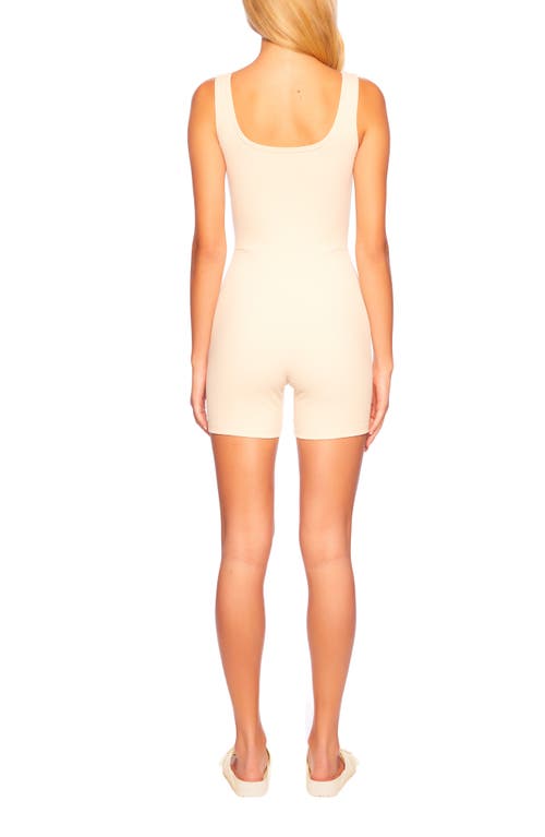 Shop Susana Monaco Rib Bodysuit In Belgian Creme