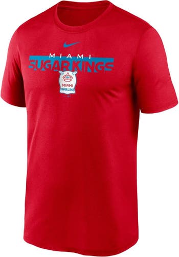 Men's Miami Marlins Nike Orange Authentic Collection Legend Team