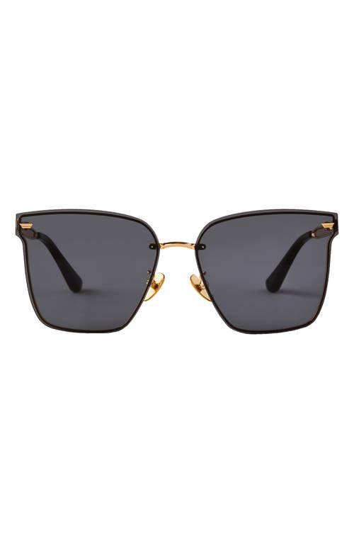DIFF Bella V 55mm Polarized Sunglasses in Gold /Grey