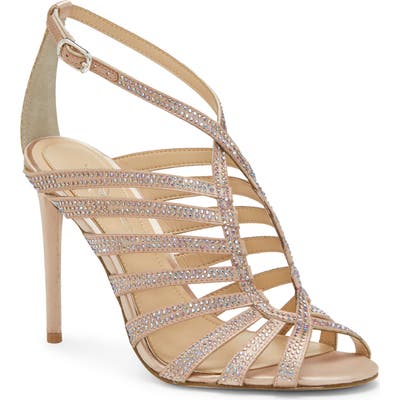 Imagine Vince Camuto Raychel Embellished Sandal- Beige