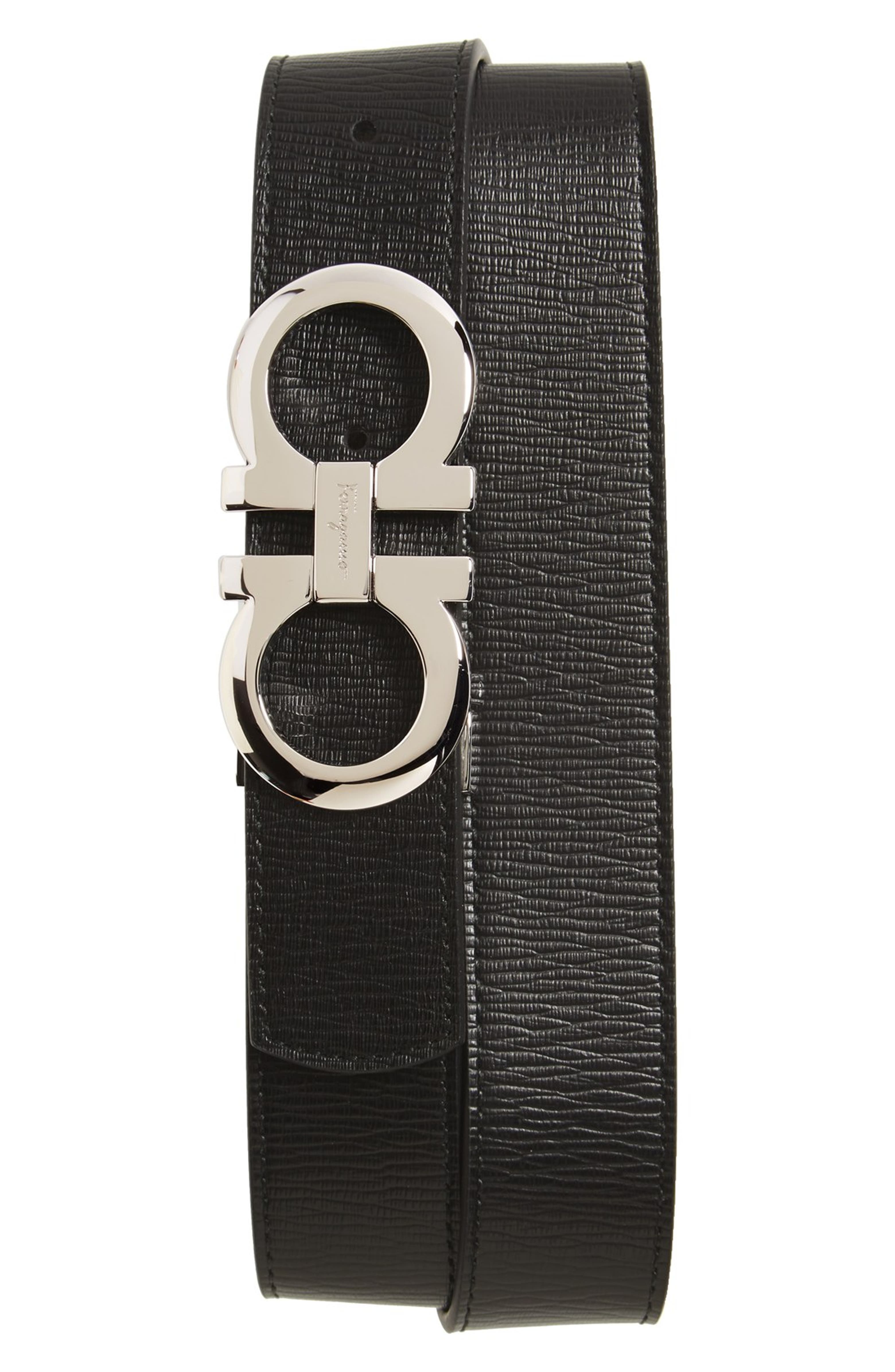 Salvatore Ferragamo Revival Reversible Leather Belt | Nordstrom