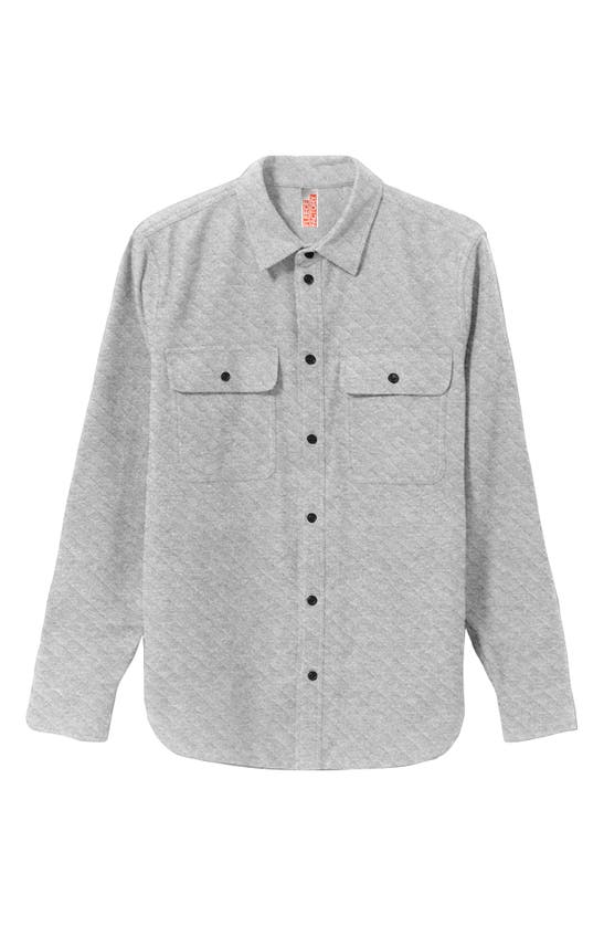 Fleece Factory Quilted Shacket In Mens Quilted Shacket