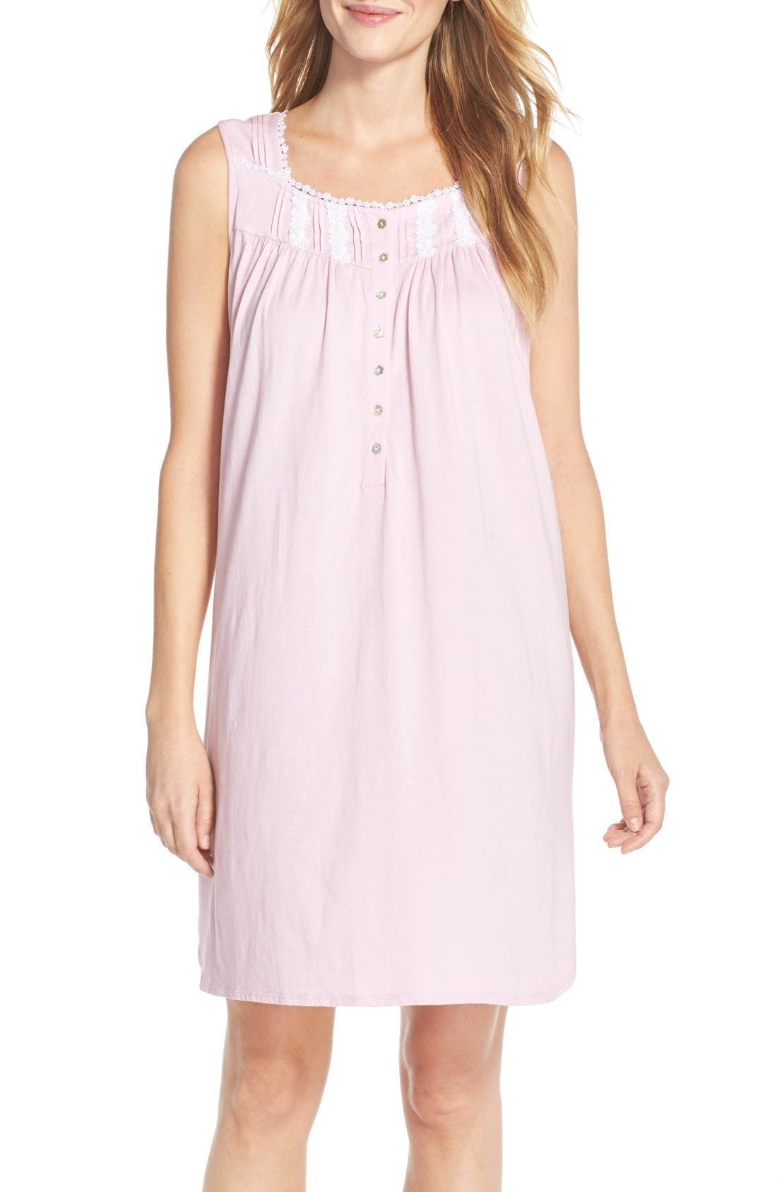 Eileen West 'Meadow' Cotton Short Nightgown Nordstrom