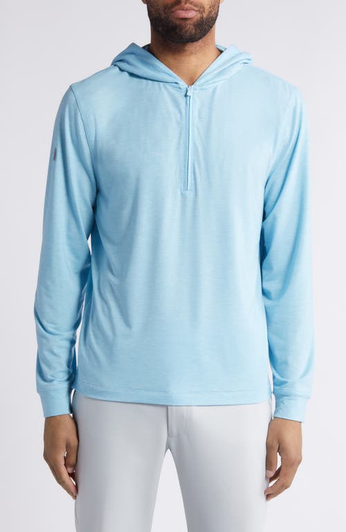 Johnnie-o Nicklaus Performance Quarter Zip Hoodie In Permafrost