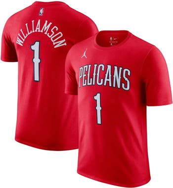 Men's Jordan Brand Zion Williamson Red New Orleans Pelicans 2020/21 Swingman  Jersey - Statement Edition