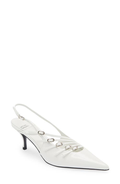 Jeffrey Campbell Lash Pointed Toe Kitten Heel Sandal at Nordstrom,