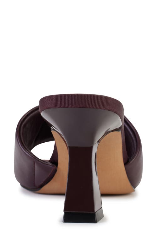 Dkny Keke Slide Sandal In Dark Cherry
