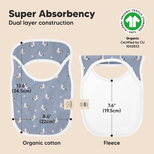 Keababies 8-pack Hallo Drool Bibs In Pets & Paws