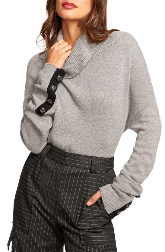 RAMY BROOK RAMY BROOK BRIANNA METALLIC TURTLENECK SWEATER