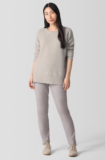 Eileen Fisher Crewneck Cashmere Blend Tunic Sweater Nordstrom