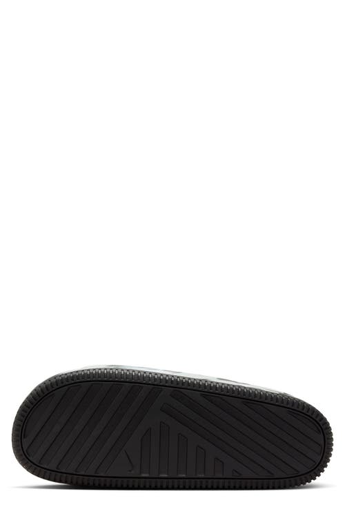 Shop Nike Calm Se Slide Sandal In Black/black