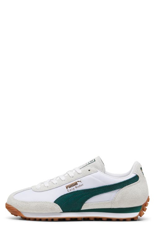 Shop Puma Easy Rider Sneaker In  White-dark Myrtle