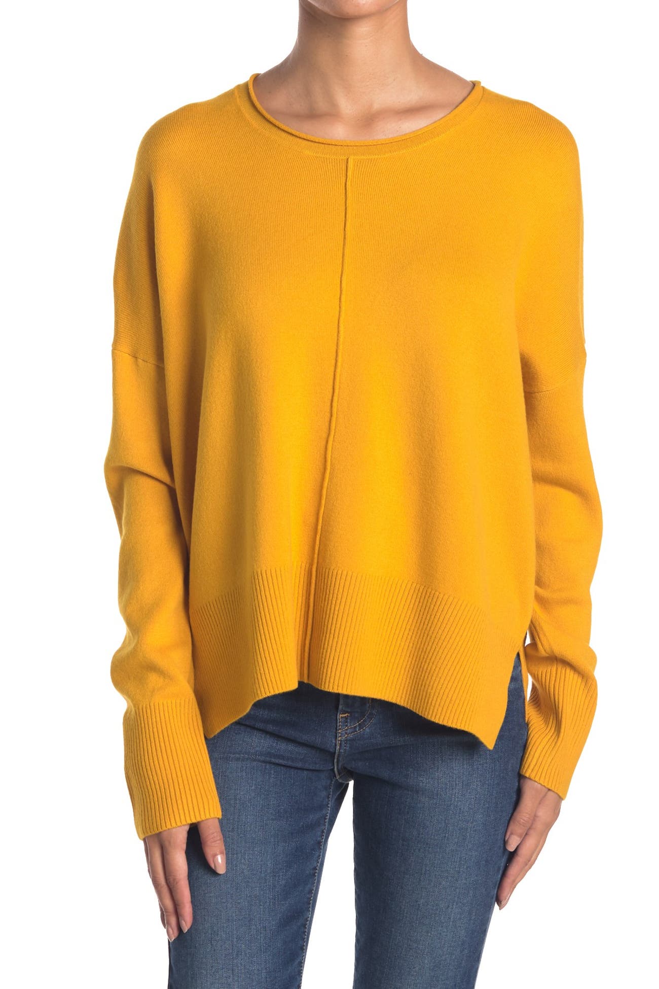 French Connection Scoop Neck Long Sleeve Sweater Nordstrom Rack