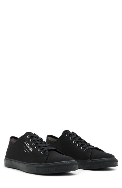 AllSaints Underground Low Top Sneaker in Black