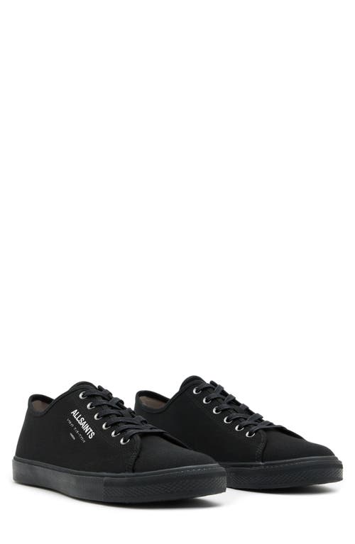 Underground Low Top Sneaker in Black