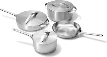 CARAWAY 7-Piece Stainless Steel Cookware Set