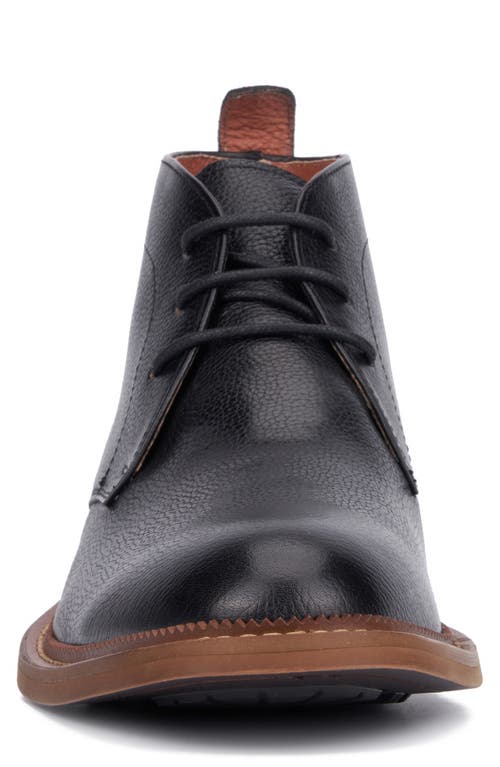 Vintage Foundry Treyton Chukka Boot In Black