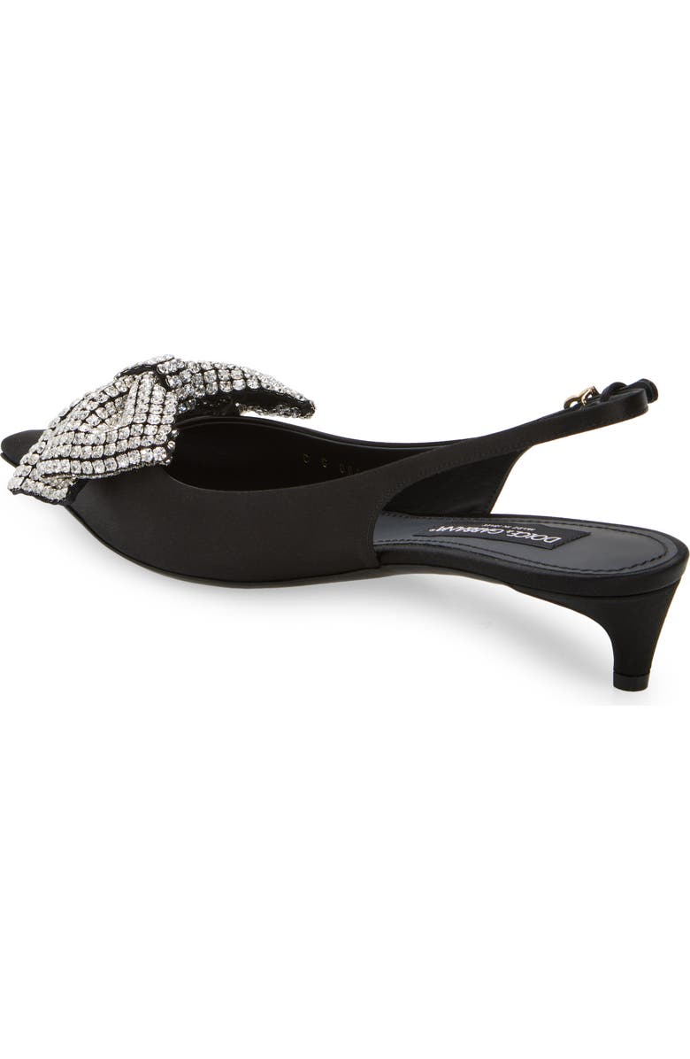Dolce&Gabbana Mun Kitten Heel Slingback Pump, Alternate, color,