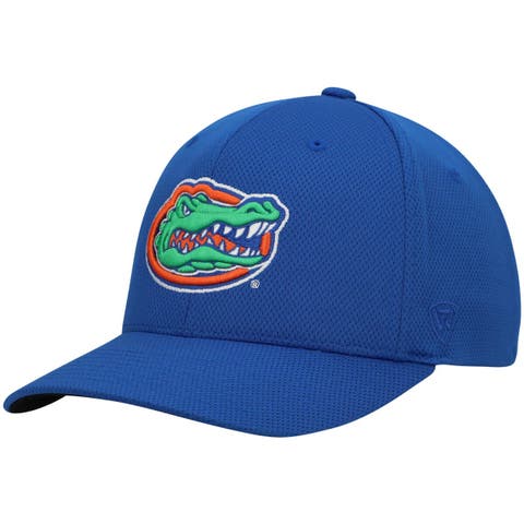 Men's New Era Heather Gray/Royal Florida Gators Patch 59FIFTY Fitted Hat