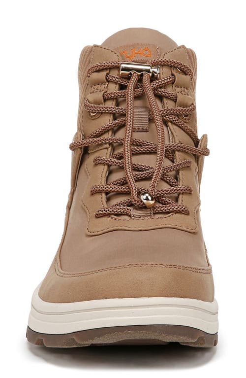 Ryka Brae 2 Womens Fax Leather Cold Weather Winter & Snow Boots In Walnut Brown