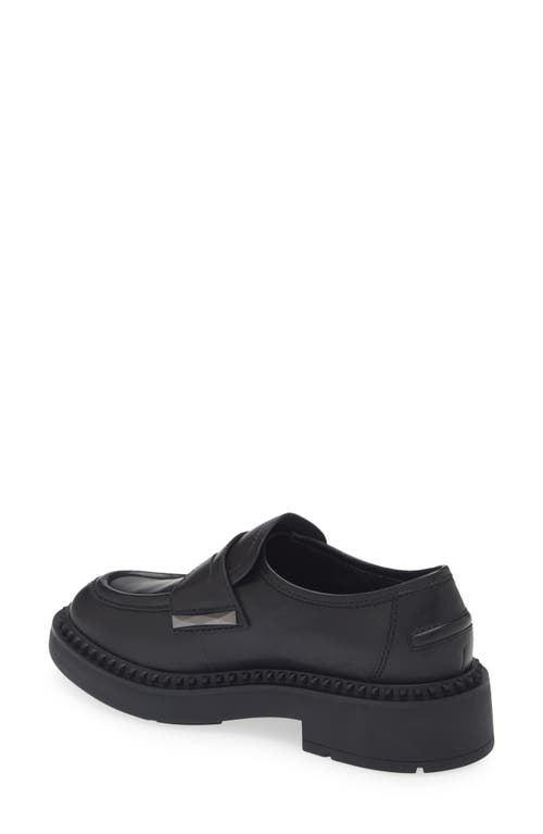 Shop Ash Medusa Lug Sole Loafer In Black