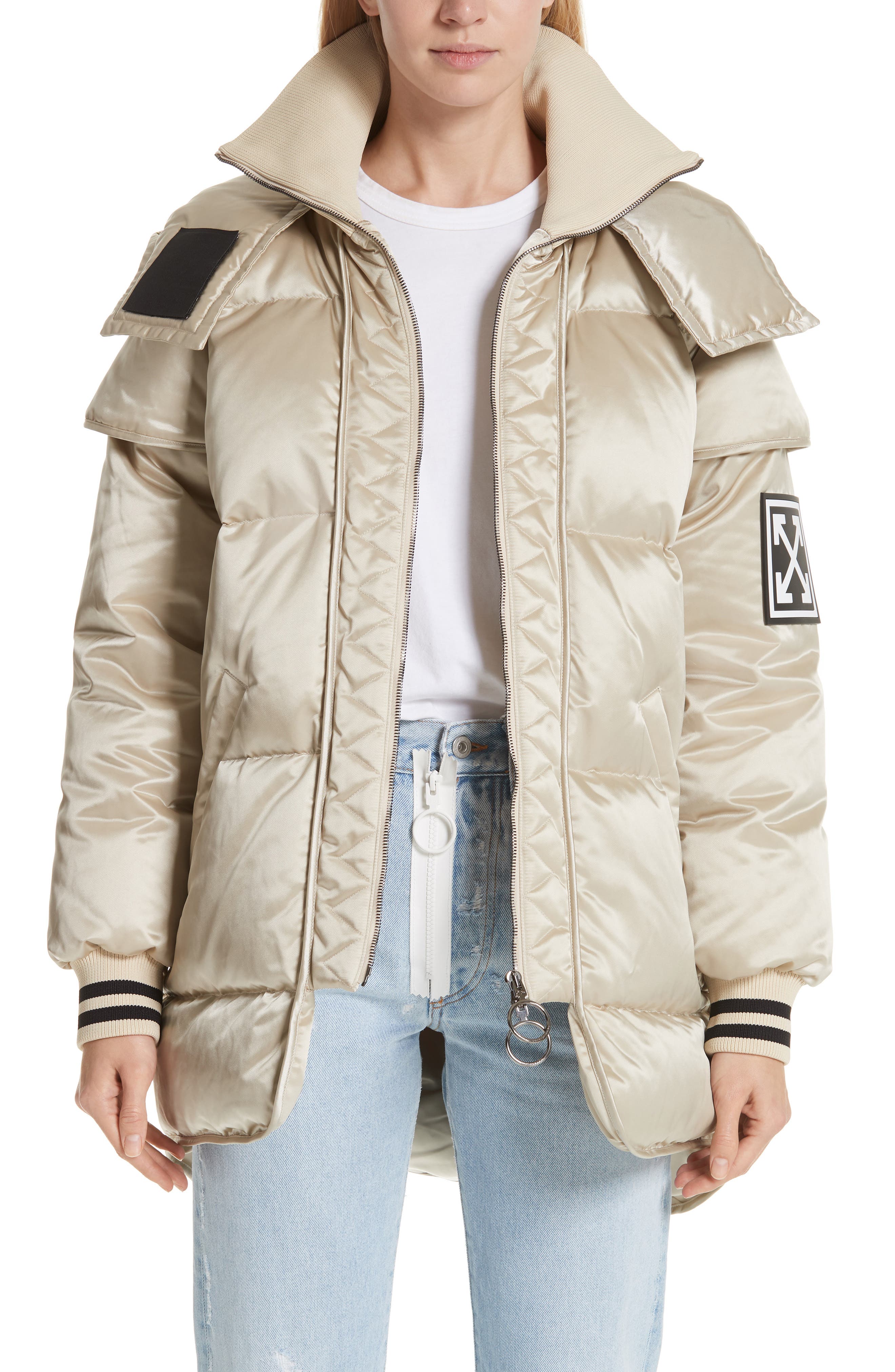 OffWhite Patch Down Fill Puffer Jacket Nordstrom