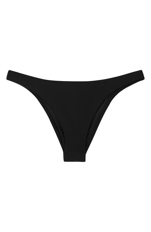 Vix Swimwear Solid Bikini Bottoms In Black
