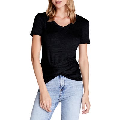 Michael Stars Tobi Twist Front V-Neck Tee