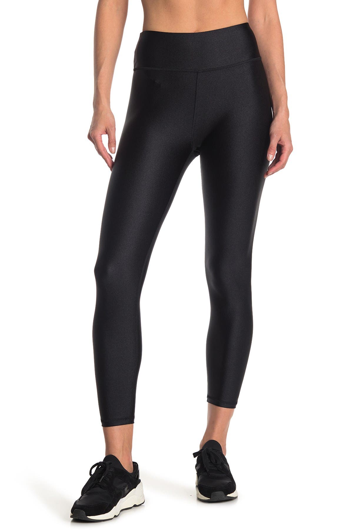 X By Gottex Shine Ankle Leggings In Black