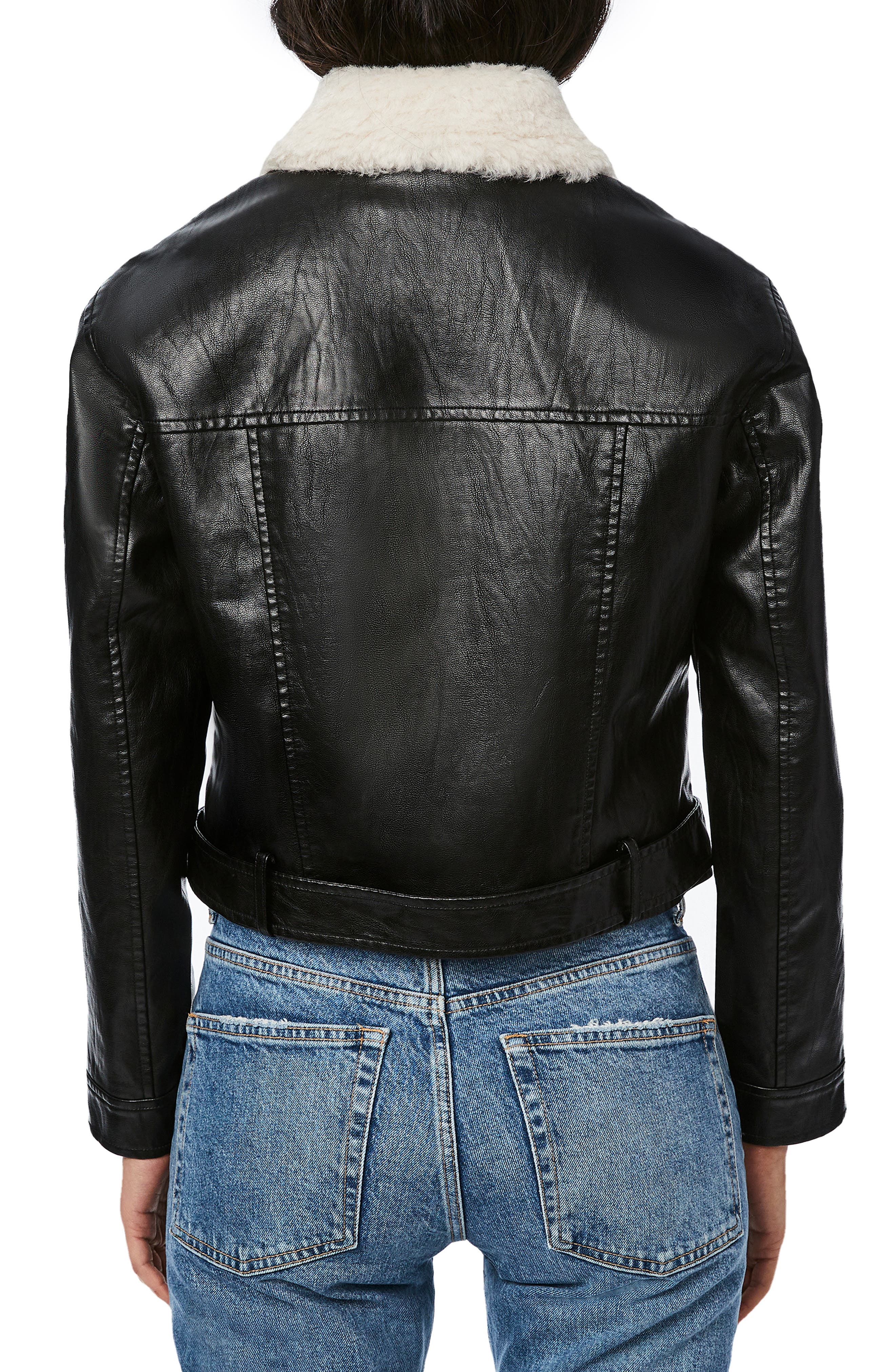 bernardo faux leather jacket
