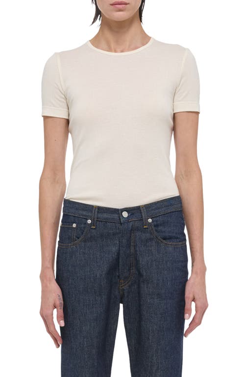 Helmut Lang Shrunken Cotton Modal Top at Nordstrom,