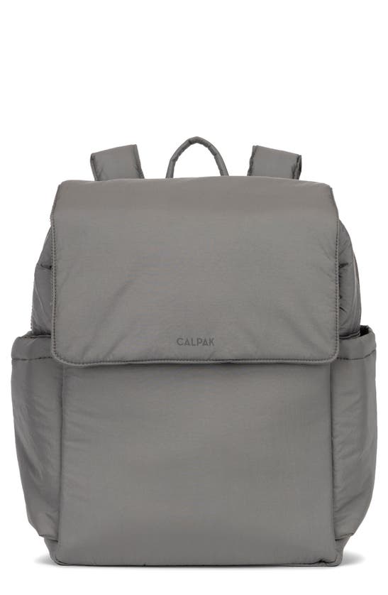 Calpak Babies' Diaper Backpack With Laptop Sleeve In Gray