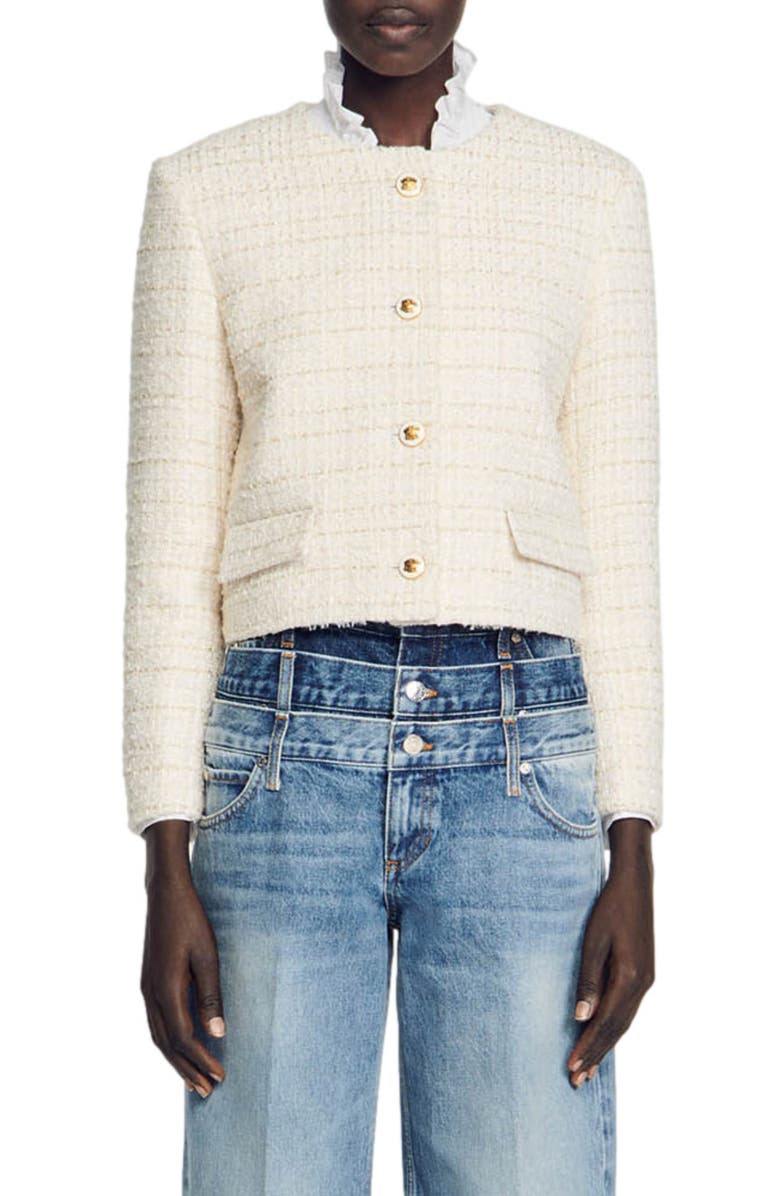 sandro Zally Tweed Jacket Nordstrom