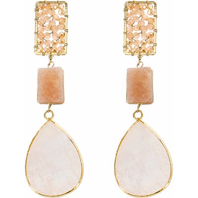 Panacea Linear Teardrop Earrings
