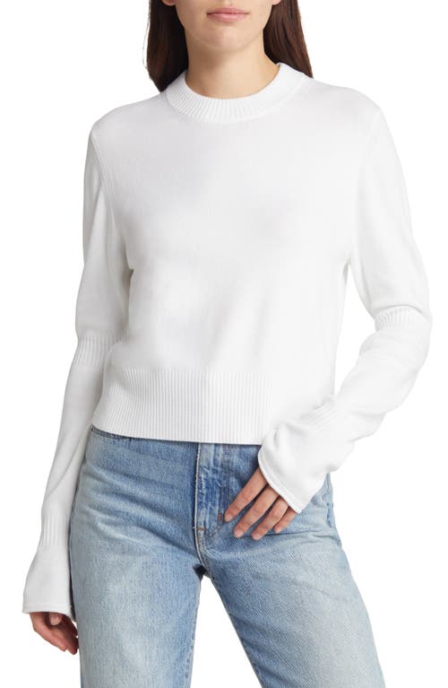 French Connection Bell Sleeve Sweater in Winter White