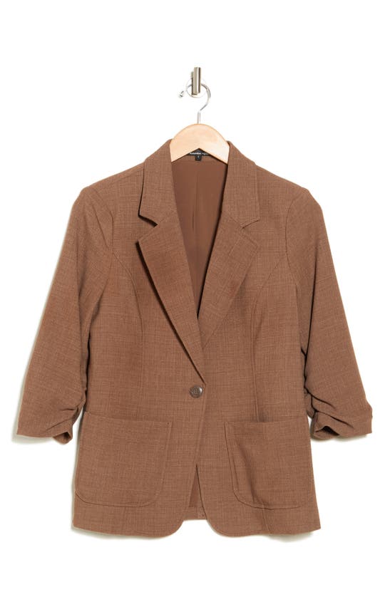 AMANDA & CHELSEA AMANDA & CHELSEA ONE-BUTTON BLAZER